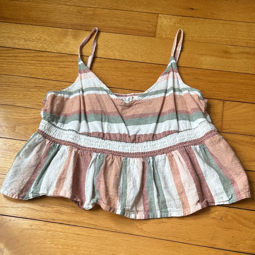 Roxy Pastel Striped Tank Top